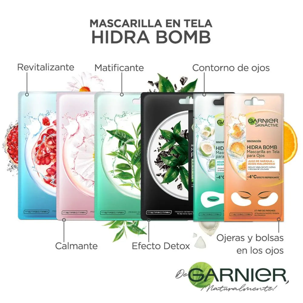 GARNIER MASCARILLAS FACIALES