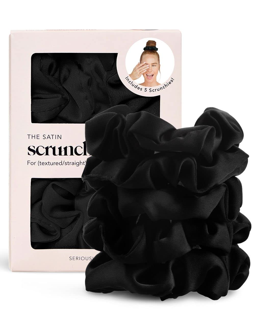 My Kitsch The Satin Scrunchie 5X Pack