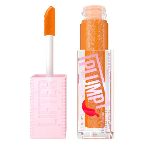 Maybelline Lifter Plump Lip Plumping Gloss  hot honey- 008