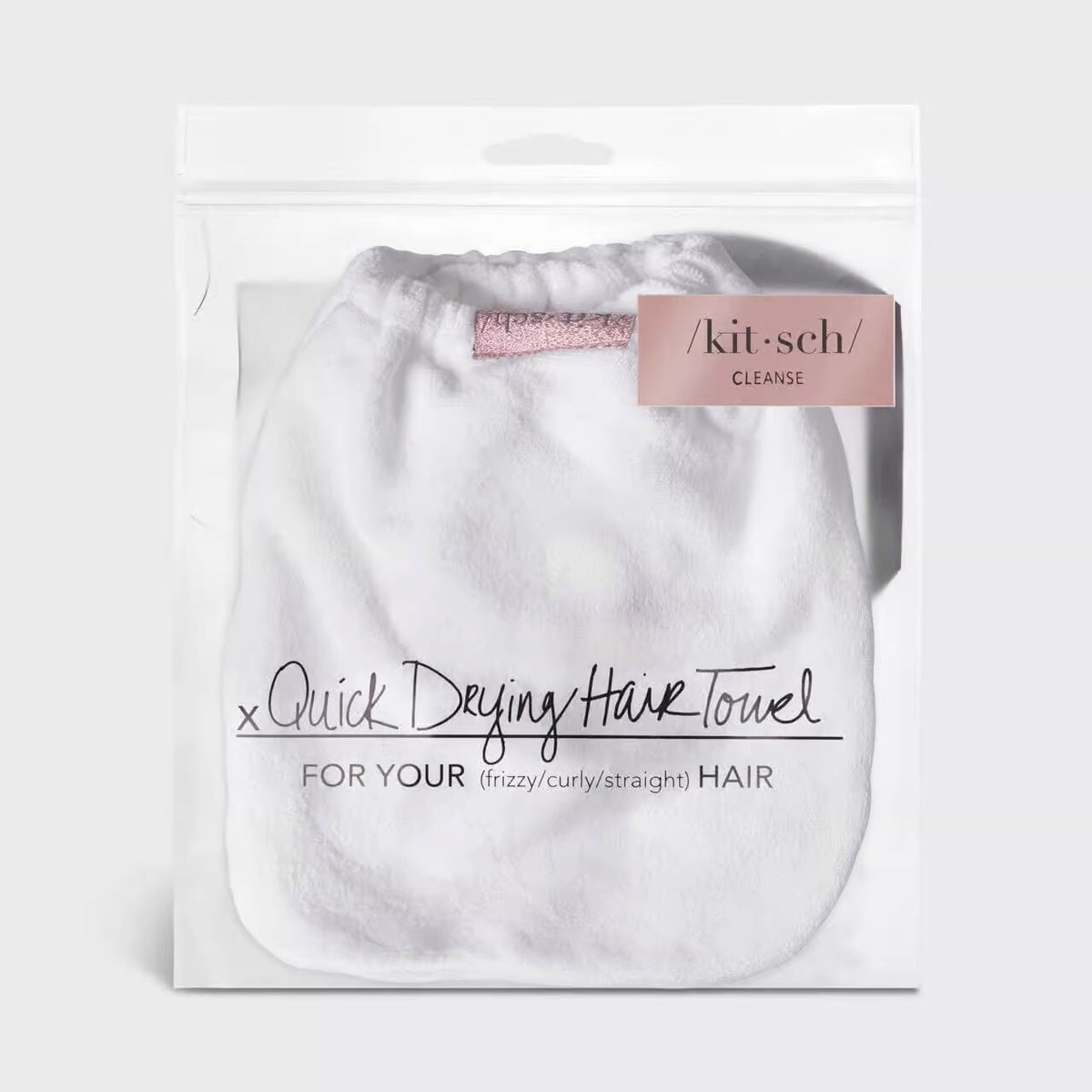 My Kitsch Quick Drying Hair Towel White