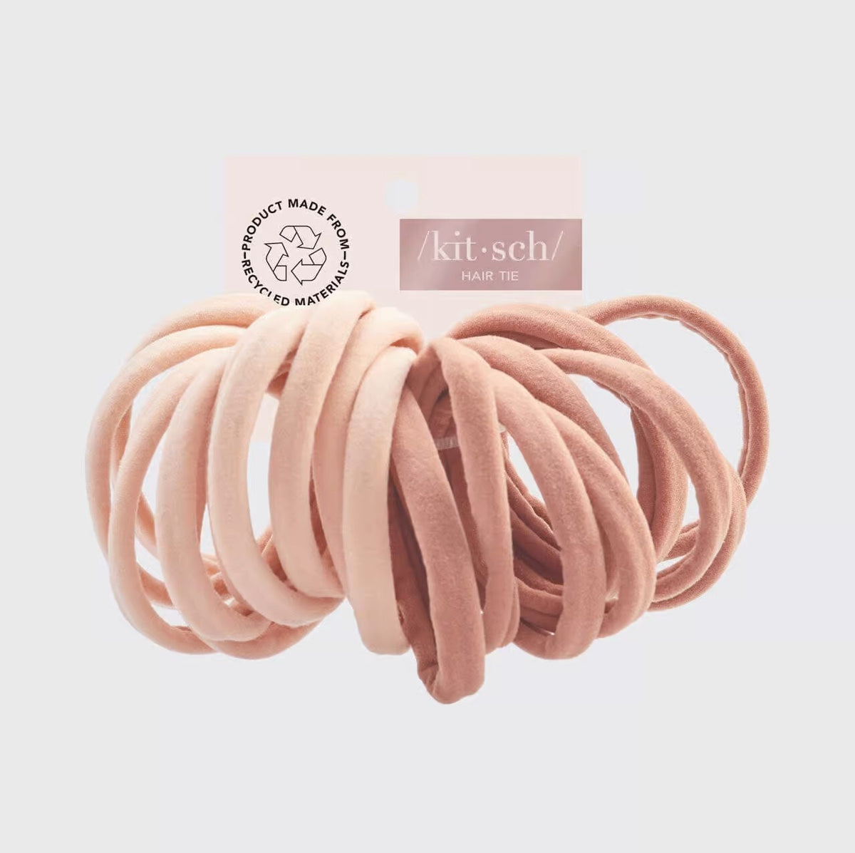 My Kitsch Eco-Friendly Nylon Elastics 20pc set - Blush