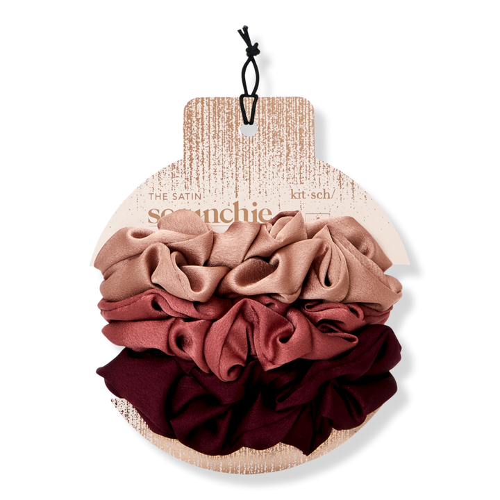 Kitsch Satin Scrunchie Mulberry Spice