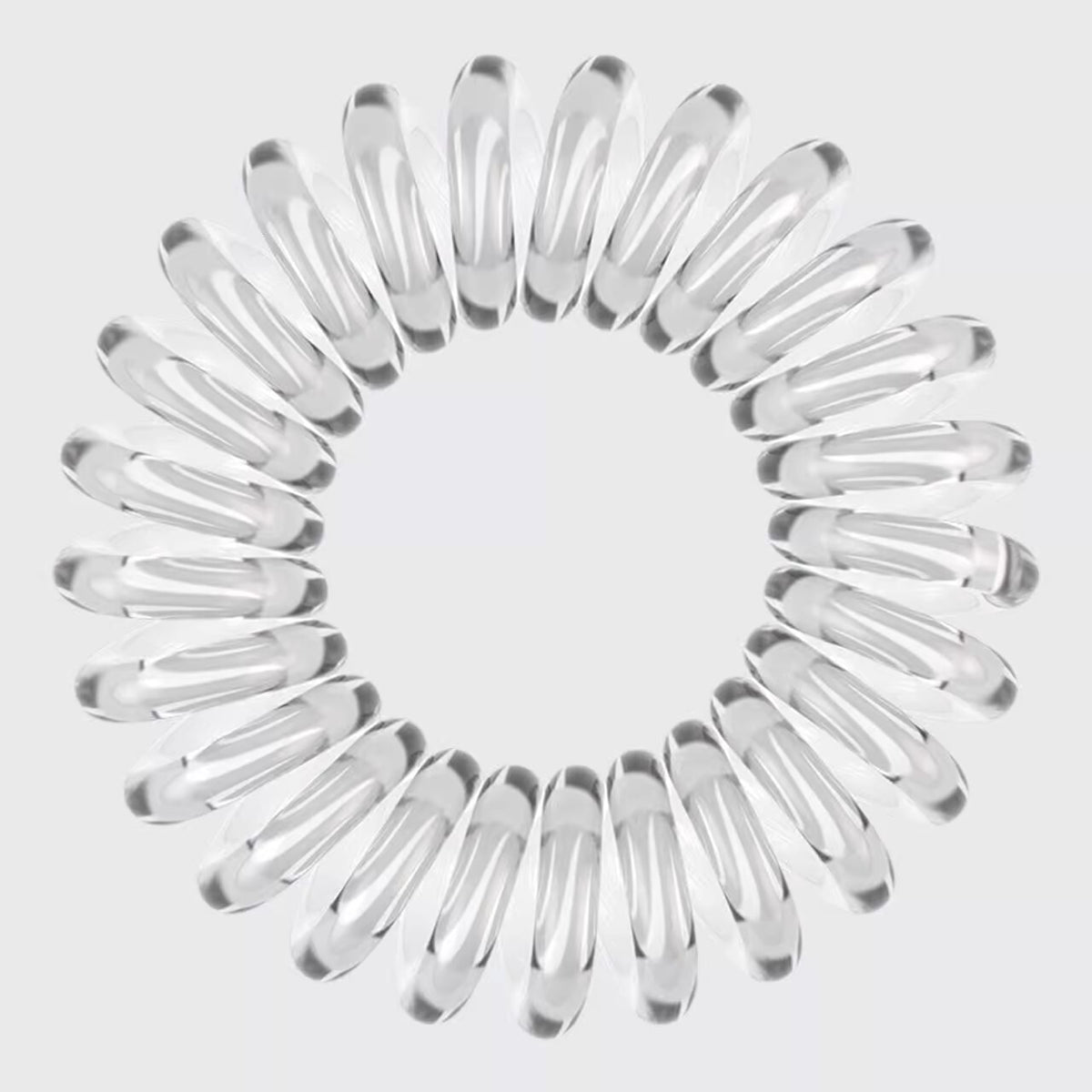 My kitsch Spiral Hair Ties 8 Pack - Clear