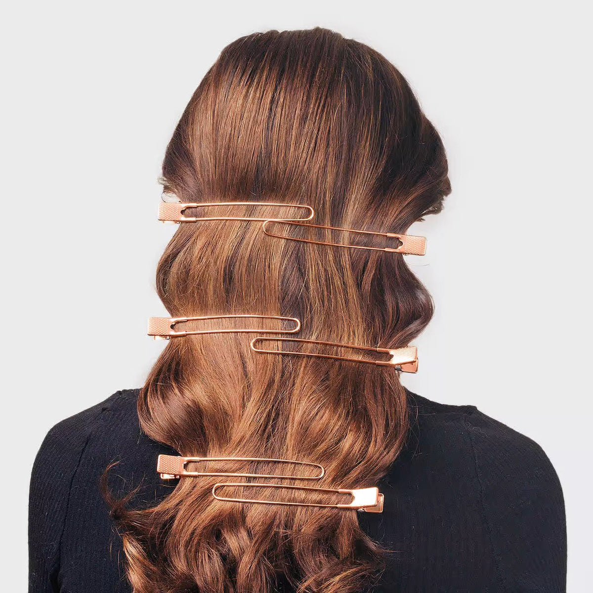 My Kitsch Open Shape Styling Clip 6pc (Gold)